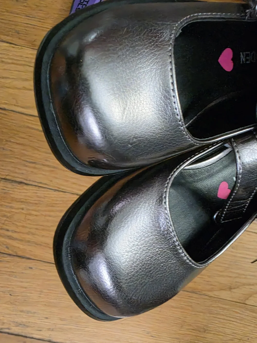 Steve Madden Girls SILVER Mary Jane Shoes
